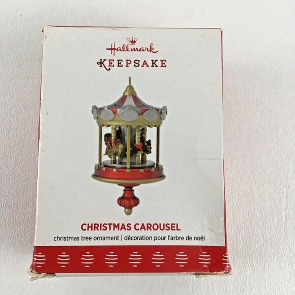 Hallmark Other - Hallmark Keepsake Christmas Carousel Tree Ornament Merry Go Round 2017 New